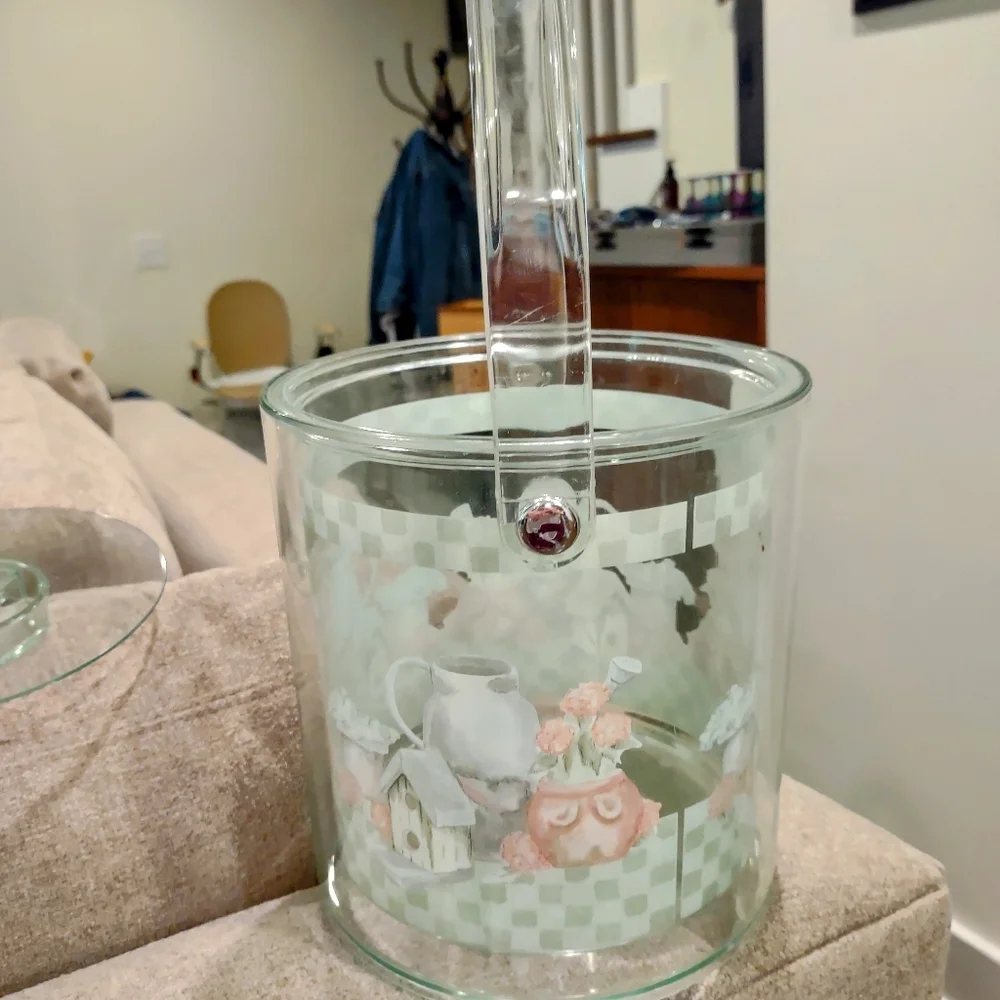 Platzgraff ice bucket with lid and handle